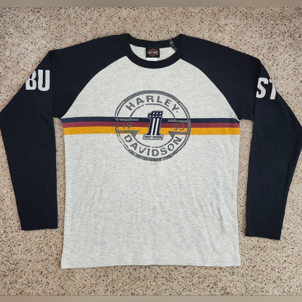 Harley Davidson Built Fast Long Sleeve Shirt